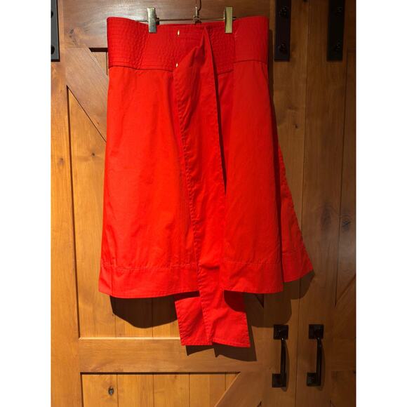 Tory Burch Holiday Red Wrap Skirt Plus Size 1X NWT - Picture 9 of 16